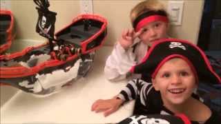 Lil' Fishys Pirate Ship Toy Aquarium Unboxing & Review With a Twist!!