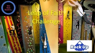 Leap of faith challenge at Rock up  Birmingham