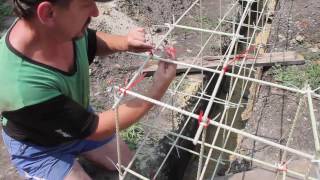 Стеклопластиковая арматура Вязка каркаса под фундамент.Часть 4