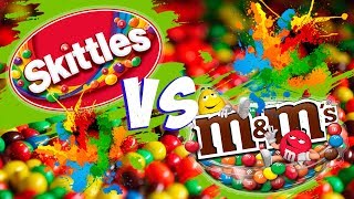 Skittles против M&M's или радуга из конфет