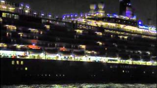 Queen Victoria Night Departure from Port Everglades - 3/29/2011