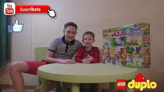 Лего Дупло Мой Город 10836. Распаковка. Для детей. Unboxing Lego Duplo My Town. For Kids/Children.