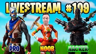 LIVESTREAM #109 - FORTNITE - RUMO A NOOB!! #1