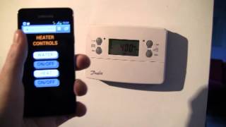 Raspberry Pi GPIO web control of home heating