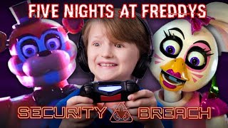 Kids Play Five Nights At Freddy's: Security Breach | KIDS GAMING