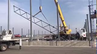 Ангары каркасные из металлоконструкций монтаж сборка