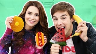 GUMMY FOOD vs REAL FOOD - PART 2!