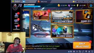 Daily Farm, Talking about Roster and Phoenix Unlock - Marvel Strike Force