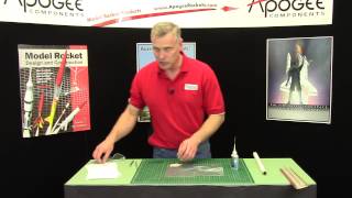 Gyro Chaser Rocket Kit - 9: Sanding and Sealing Fins