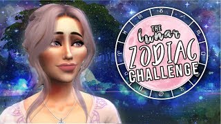 CAS || Moon Goddess || Lunar Zodiac Challenge || The Sims 4