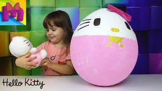 Хелло Китти большое яйцо с сюрпризом Hello Kitty / Обзор игрушек