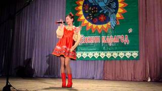 красивый голос. Аня 12 лет