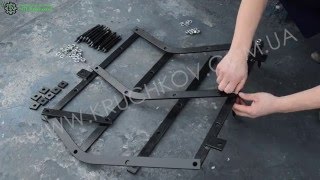 Борона зубчатая к мотоблоку и мототрактору
