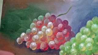 Tirando Dúvidas Sobre Pintura - Como pintar uvas