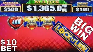 ★ LOCK IT LINK ★ Slot Machine Bonus  BIG WIN !  HIGH LIMIT DENOMINATION | MORONGO CASINO