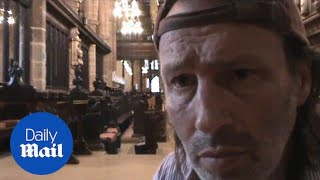 'Ghost' caught on camera and SPEAKS at Wakefield Cathedral - Daily Mail