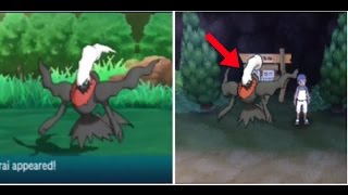 POKEMON SUN AND MOON DARKRAI EVENT GAMEPLAY