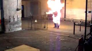 Nellie Burroughes - Stuntwoman - Full body burn