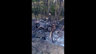 ВСН - Иловайский котёл, Многополье разбитые позиции ВСУ съёмка примерно 30.08.14-02.09.14