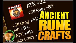 SUMMONERS WAR : Crafting Ancient Runes!