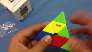 Unboxing Pyraminx Qiyi MofangGe Stickerless