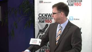 CKNW Leaders Debate Media Scrum