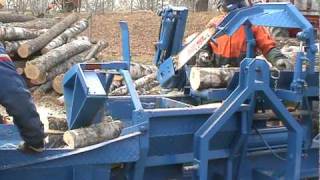 Vedmaskin Testfas 5, Homemade Firewood Processor test 5
