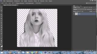 Урок #1. Adobe Photoshop CS6. Как вырезать девушку.