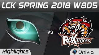 KDM vs ROX Highlights Game 1 LCK Spring 2018 W8D5 Kongdoo Monster vs ROX Tigers by Onivia