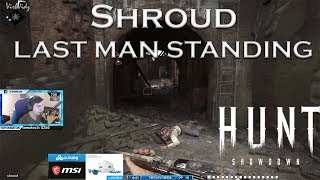 SHROUD KILLS EVERYONE | HUNT: Showdown #8
