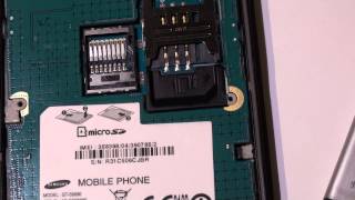 Samsung GT S5690 lettore scheda sim e microSD