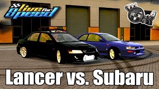 Live For Speed - Racha na rua Lancer vs. Subaru (G27 mod)