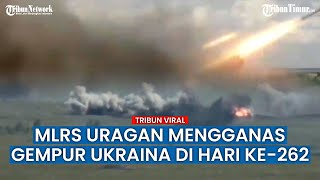 Detik-detik MLRS Uragan Rusia Luncurkan Rudal ke Pos Komando Ukraina