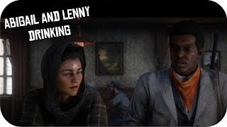 RDR2 MOD Abigail Drinking with Lenny/ Red Dead Redemption 2 PC MOD