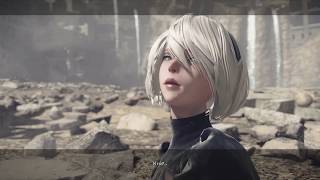 NieR: Automata - концовка B - "Или не быть" [Японская озвучка, русские субтитры]