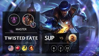 Twisted Fate Support vs Leona - NA Master Patch 9.6