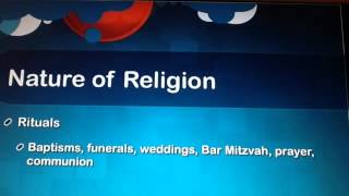 Sociology 14.2 Lecture - Religion