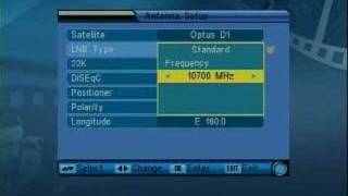 Hyundai LNB frequency setup