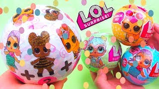 НОВЫЙ БОЛЬШОЙ LOL Подделка 3 Куклы ЛОЛ В 1 Шаре 3 РАЗНЫХ ШАРИКОВ ЛОЛ FAKE LOL SURPRISE