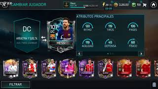 MESSI 107, MEYER 106, BARTRA 104, FICHAMOS A MARIANO , SKILLS %100 #FIFAMOBILE