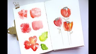 Watercolour Technique: SALT | Demo