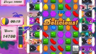 Candy Crush 2126 Barely made it, lucky color bomb after sugar crush