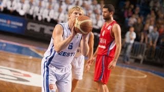 Gert Dorbek tabab tähtsa viske - Eesti vs. Serbia