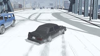 GTA 5 SLADDAR MED VOLVO I SNÖN