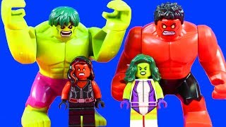 Lego Marvel Super Heroes Hulk She Hulk Battle Red She Hulk In Lego Hulk Smash