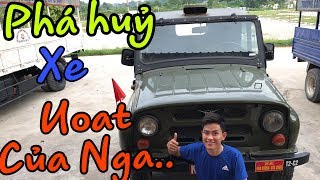 Phá huỷ chiếc xe uoat của nga..Tiếc đứt ruột bạn ơi...