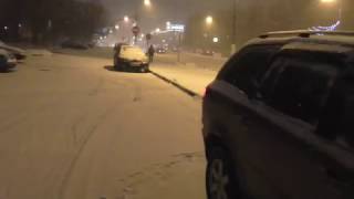 Снежный апокалипсис и ледяной дождь в Москве 11.11 2016. Балканский циклон.