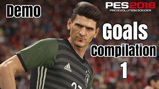 Pes 2018 - Best Goal Compilation & Goalkeeper Saves #1- PS4- HD