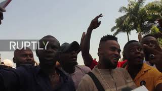 Nigeria: Nnamdi Kanu supporters rally in Abuja as trial of pro-Biafra leader resumes