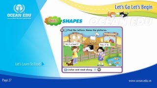 [Ocean Edu] Unit 3 - Shapes | Student book - Let's Go Let's Begin | Ocean Edu Viet Nam